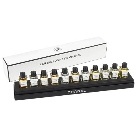 les exclusifs de chanel coffret 11 miniatures|LES EXCLUSIFS DE CHANEL Jacques Polge Coffret Box Set 11 .